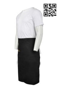 AP074   coffee shop waiter uniform bistro apron   Apron style  Apron supplier